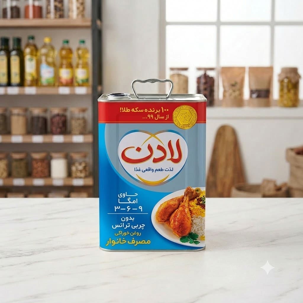 روغن لادن 5 کیلو خالص